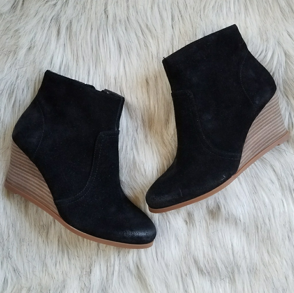 New in Box BP. Black Wedge Bootie
